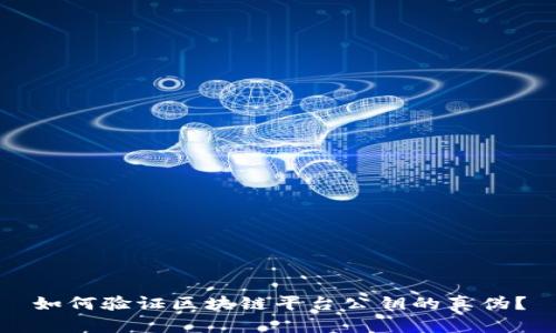 如何验证区块链平台公钥的真伪？